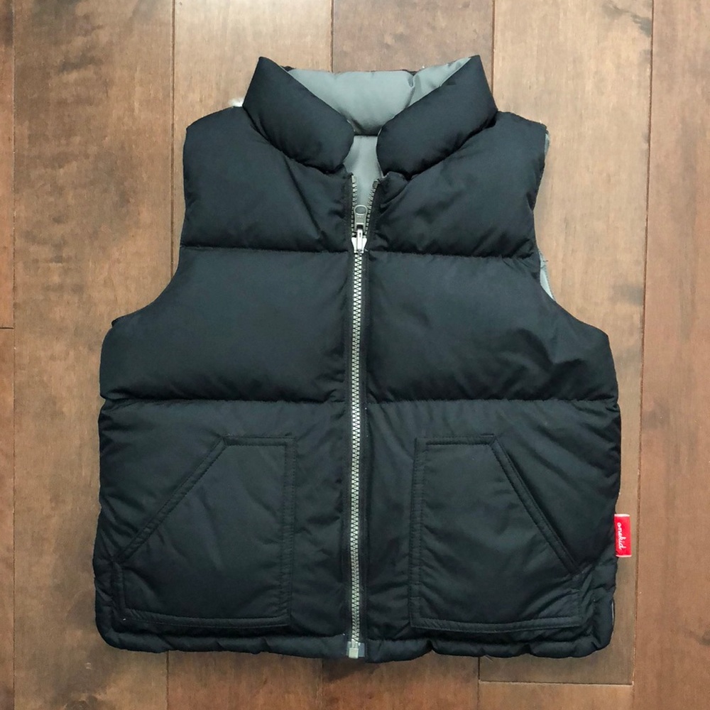 OneKid reversible down puffer vest